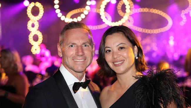 Colin Evans and Amelia Evans at the Gold Coast Business Excellence Awards Gala 2023 at The Star Gold Coast. Picture: Portia Large