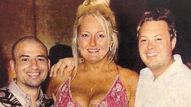 Nicola Gobbo with underworld hit man Andrew “Benji” Veniamin and gangland boss Carl Williams.