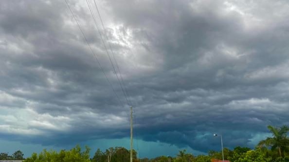 The storm from Landsborough. Picture: Josh Sestro