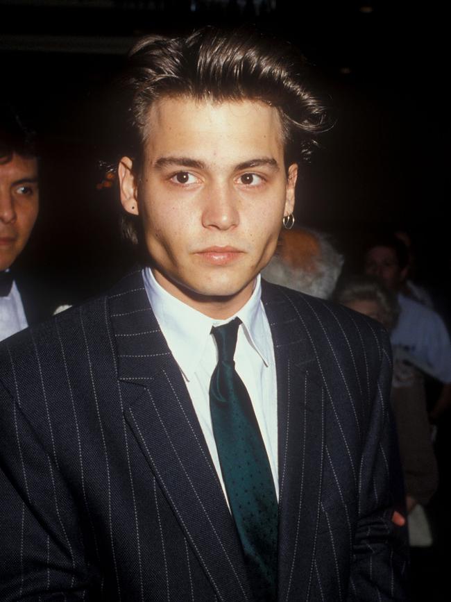 Depp (here in 1988) was an instant heart-throb. Picture: Barry King/WireImage)