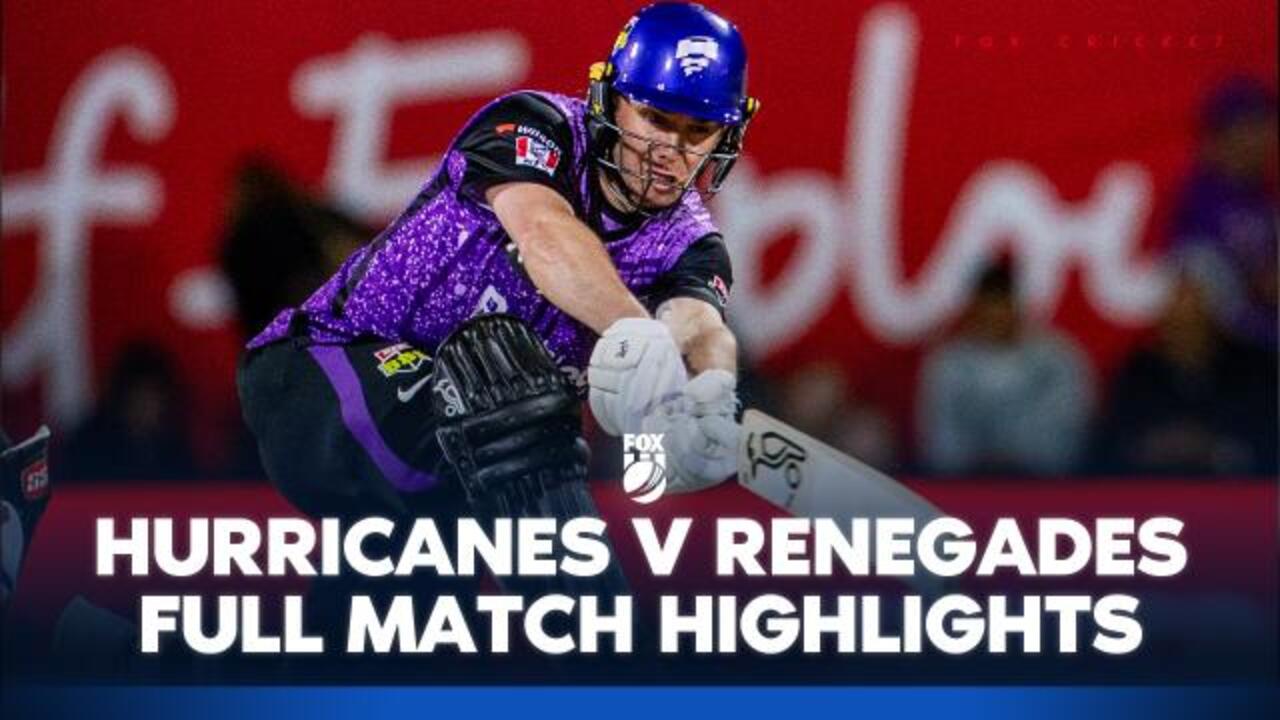 Hurricanes v Renegades: Match Highlights