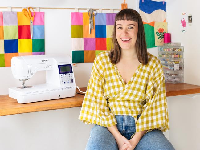 Gold Coast sewist Daisy Braid who has written a book titled Sew it Yourself. Photo: Lalanya Robinson