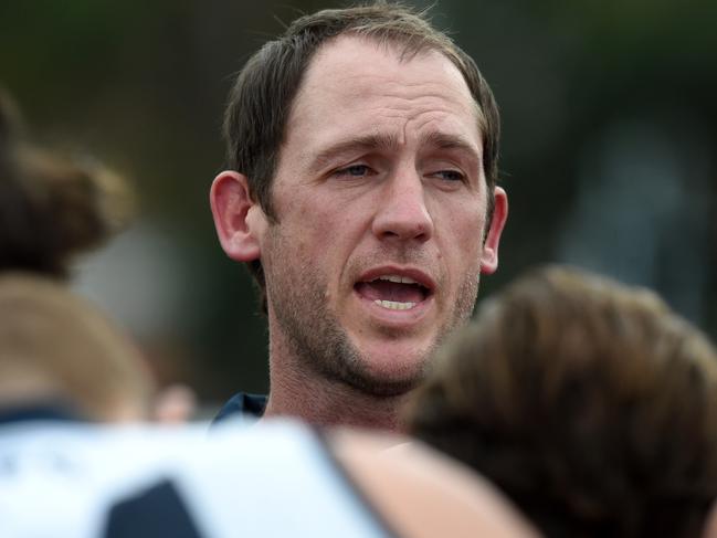 VFL footy: Coburg v Northern Blues. Northern Blues coach Josh Fraser.  Picture: Kylie Else