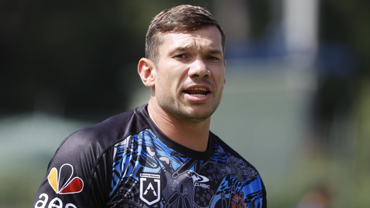 Brent Naden was emotional after being called into the Indigenous All Stars squad. Picture: Tim Hunter