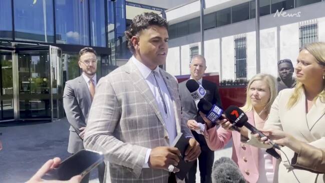 Latrell Mitchell, Jack Wighton speak after fight case dismissed