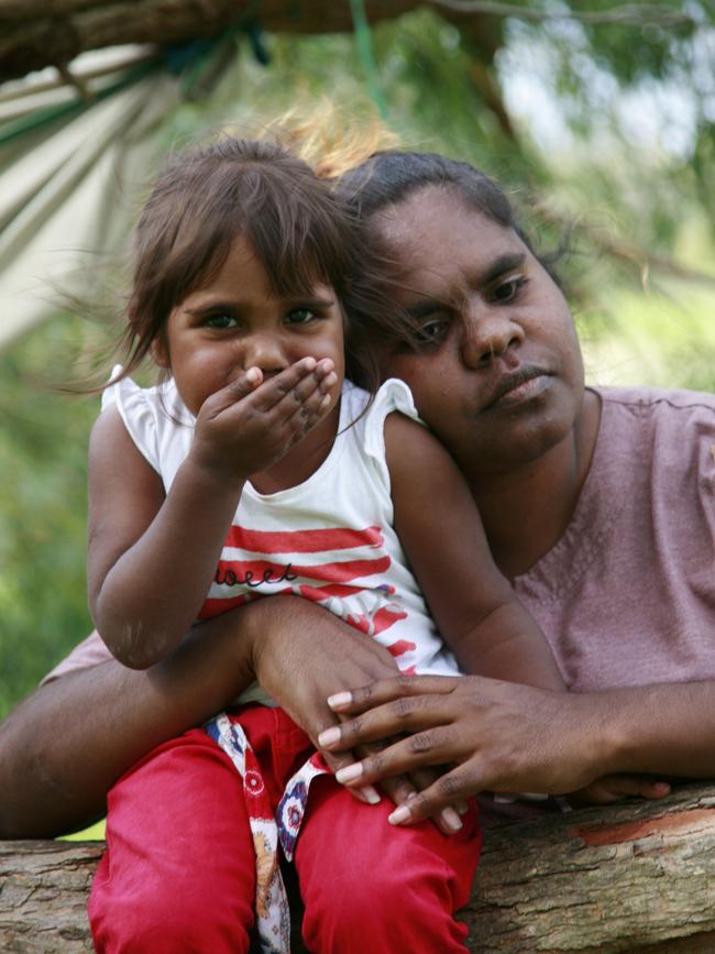 Naida with her mum Tenny, pictured in Hobart in 2013.