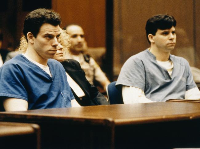 TRIAL OF BROTHERS LYLE & ERIK MENENDEZ, PARRICIDES (Photo by Ted Soqui/Sygma via Getty Images)