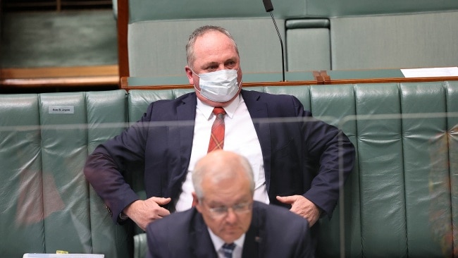 Barnaby Joyce said Scott Morrison was headed for the Glasgow climate summit regardless of support from the National Party. Picture: Gary Ramage / NCA NewsWire