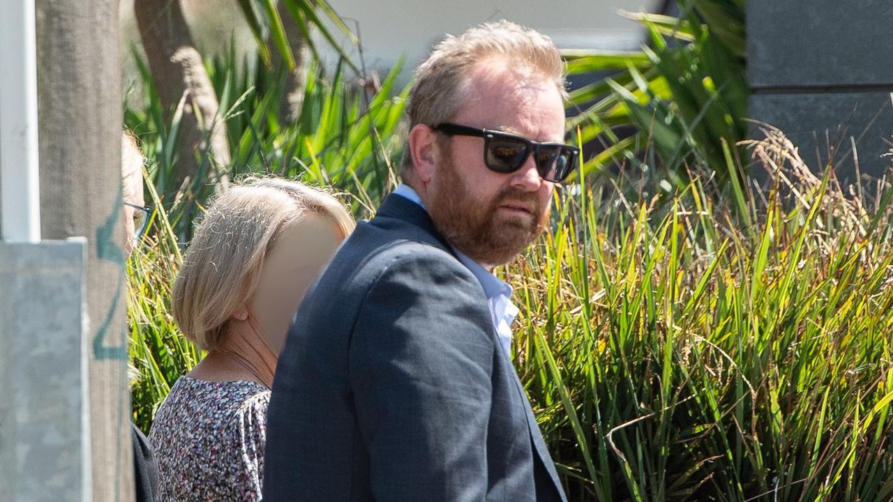 Deniel Bee leaving the Geelong Magistrates Court after pleading guilty to stealing more than $63,000 from his father’s South Geelong business.