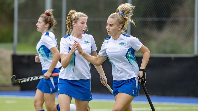 Players from Metropolitan South West competing at the last U18 state hockey championships. Pic: Supplied