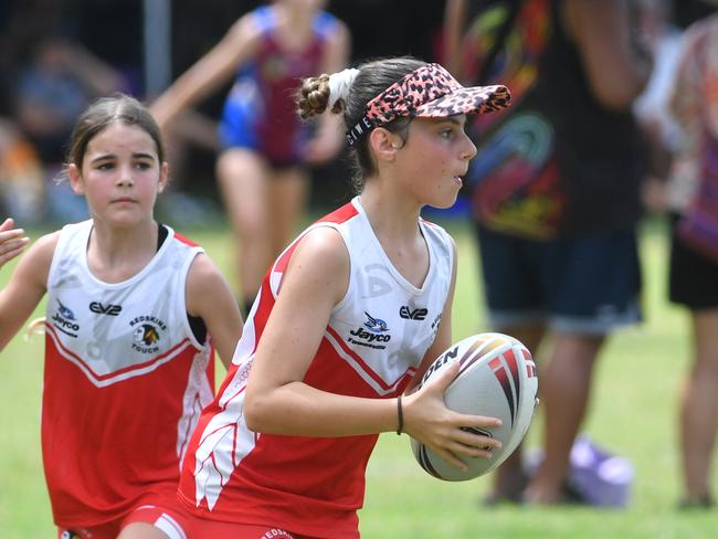 Junior State North Touch Football at Queens Park. Townsville Reskins Feathers. Annais Dellow. Picture: Evan Morgan