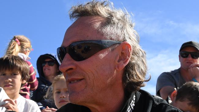 HBR crew member Finga at Finke Desert Race 2022. Picture: (A)manda Parkinson