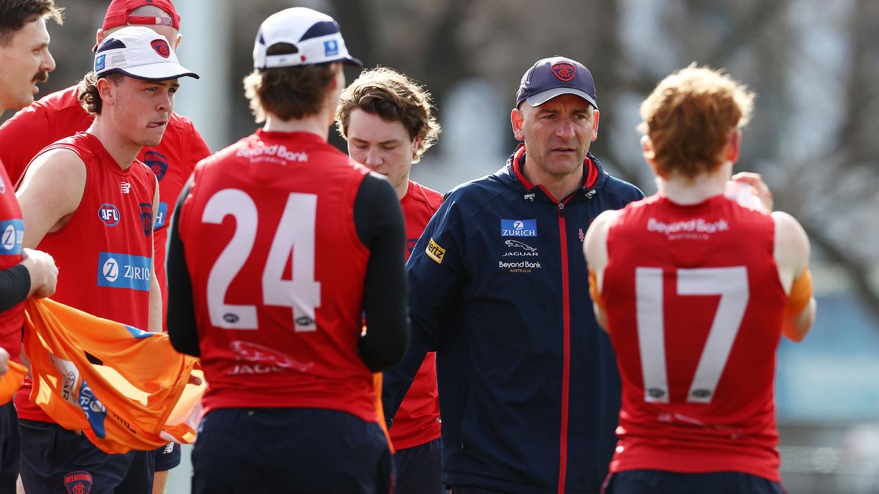 Melbourne assistant coach Adam Yze. Picture: Michael Klein