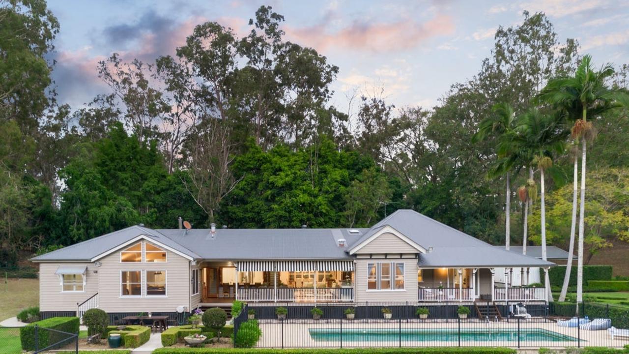 A Pullenvale property in Queensland linked to the couple.