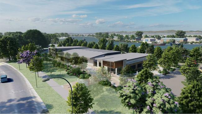 Drawings of the proposed CQUniversity School of Manufacturing to be built in Gladstone.