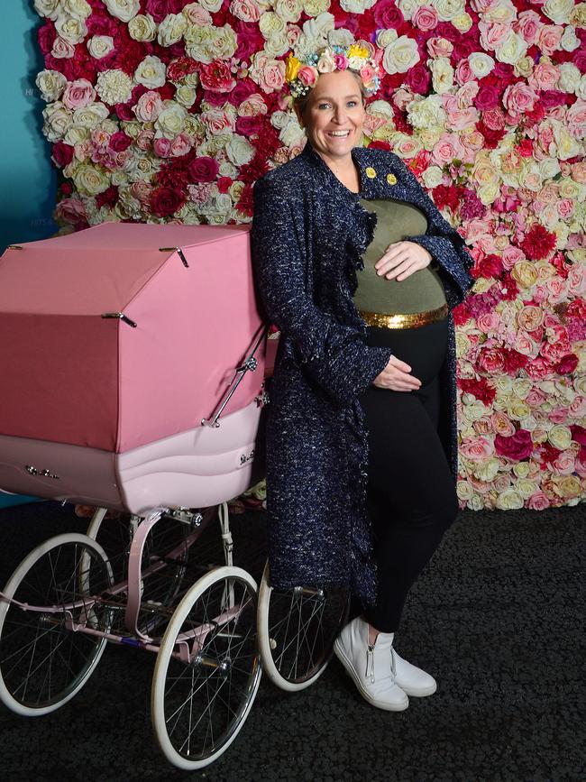 Fifi Box at the Single Mum’s Baby Shower. Picture: Nicki Connolly