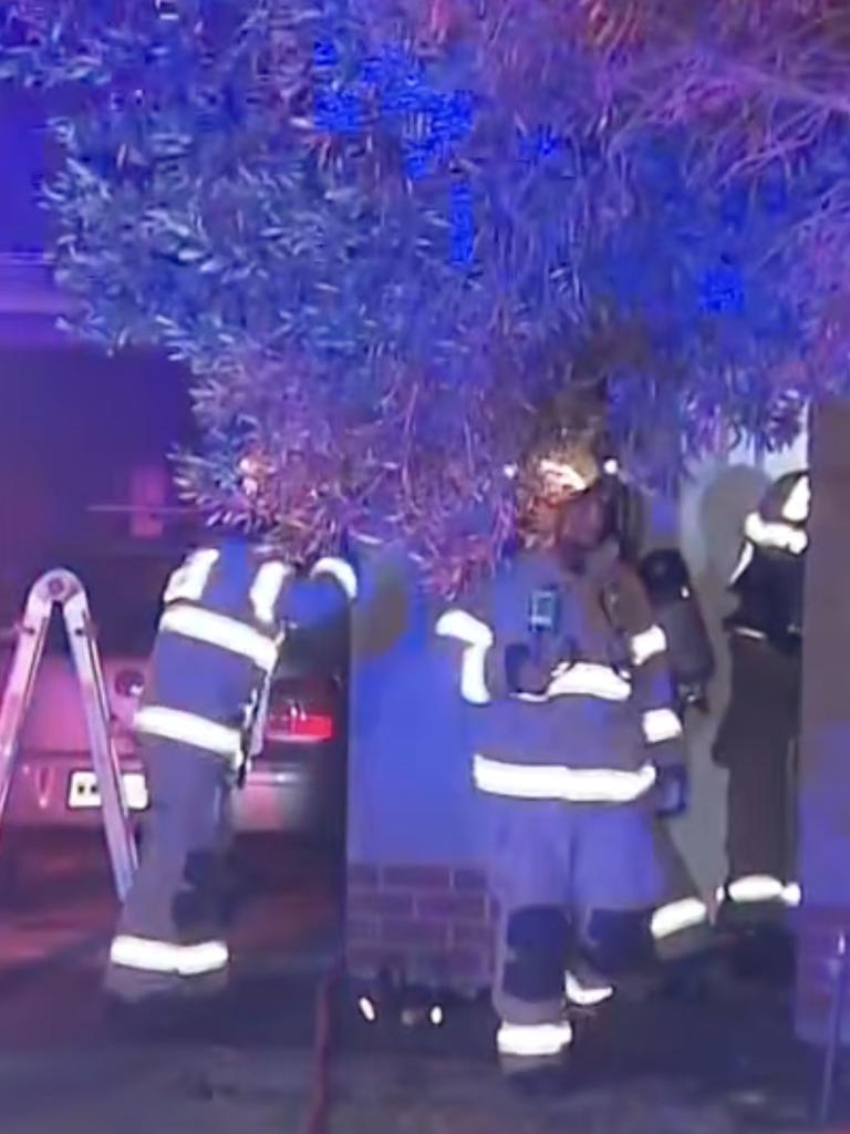 Firefighters at the scene. Picture: 7NEWS