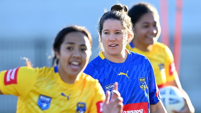 Kate Mullaly at NSWRL City and Country training. Picture: NRL Photos/Gregg Porteous