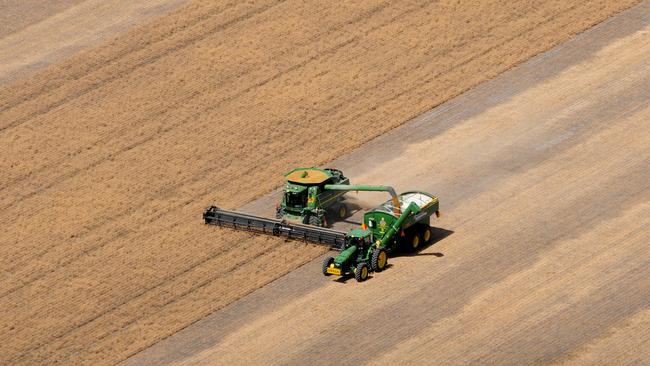 The Ahead of the Harvest 2020-2022 report says takeover deals in Australia have fallen across the board this year due to the pandemic. Picture: Dan Himbrechts