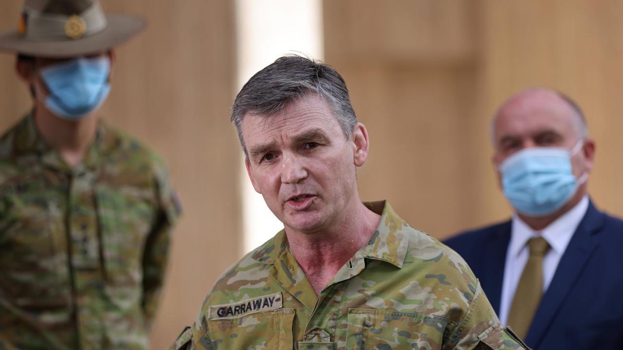 Brigadier Mick Garraway said he had reached out to cultural representatives in Sydney communities. Picture: NCA NewsWire / Damian Shaw