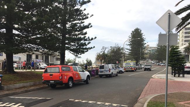 Emergency services at North Beach.