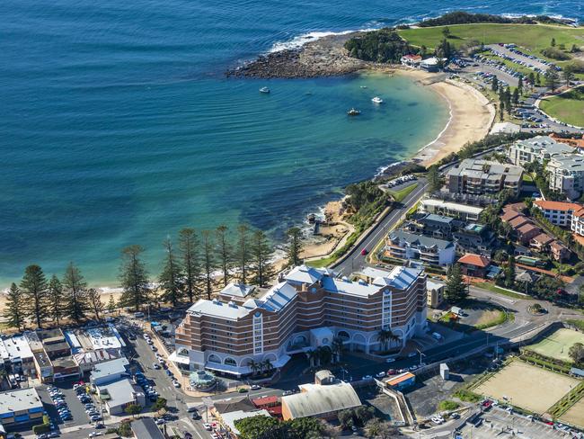 Aerial view of Terrigal.