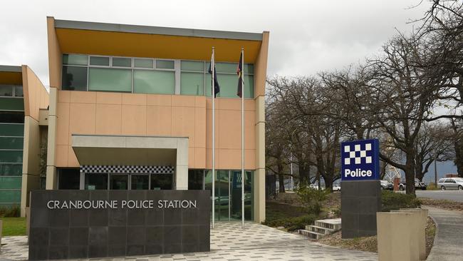 Zachary Holmes handed himself in at the Cranbourne Police Station hours after causing a serious crash that seriously injured a delivery driver.