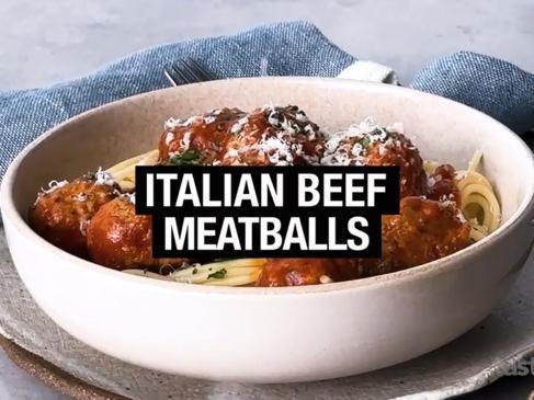 Italian beef meatballs