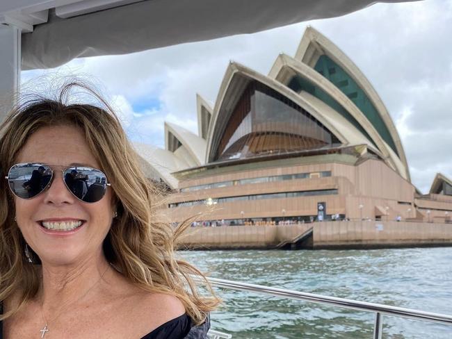 Rita Wilson wife of actor Tom Hanks pictured out and about in Sydney.