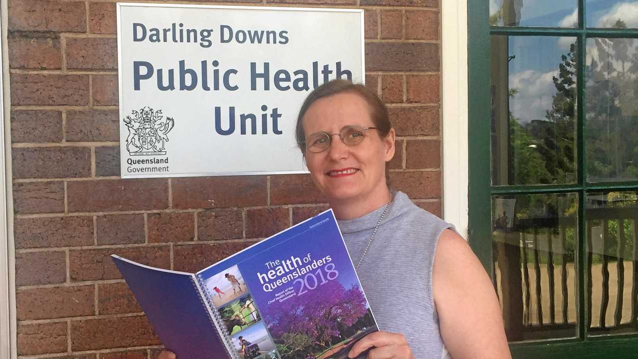 OUR HEALTH: Carling Downs Public Health Unit Director Dr Penny Hutchinson with the report. Picture: Contributed