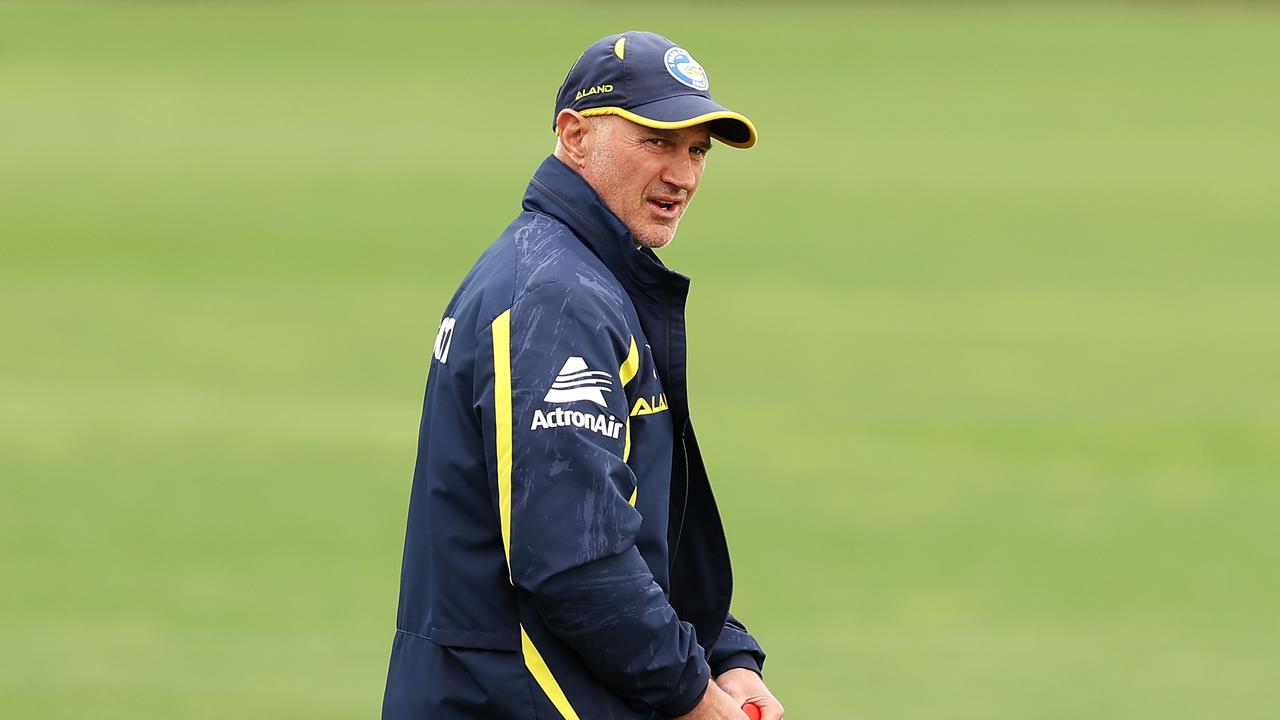 Eels coach Brad Arthur is on the verge of extending his time at Parramatta. Picture: Getty Images.