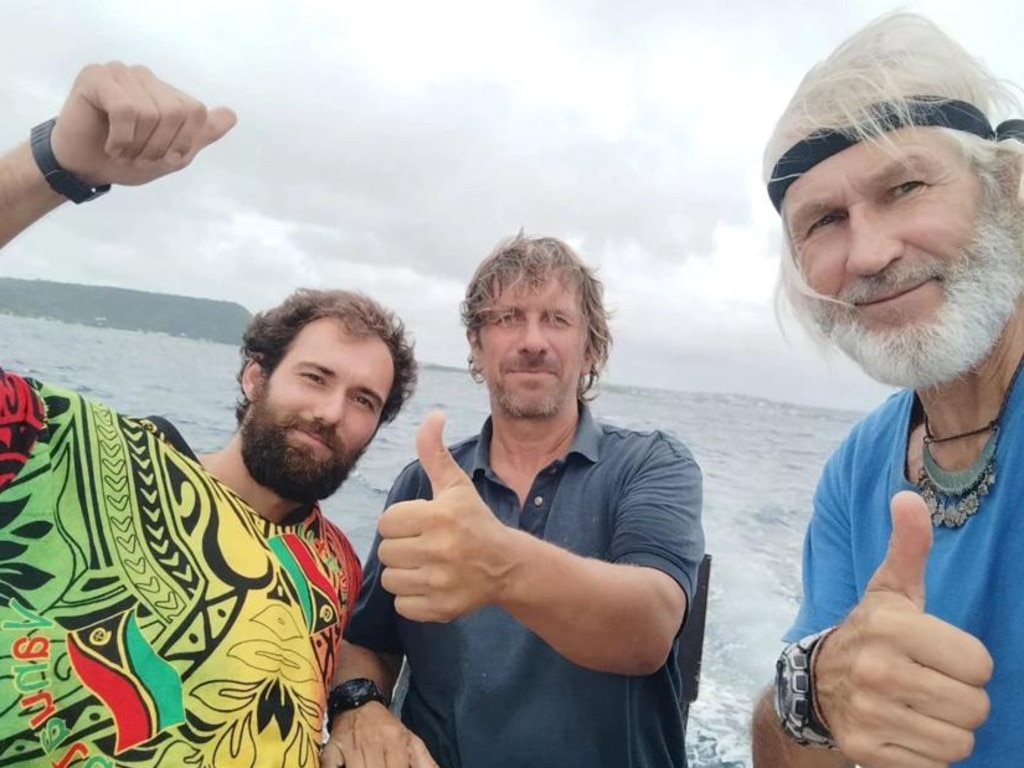 The Tion are determined to continue their voyage after the cookie cutter shark crisis. Picture: supplied