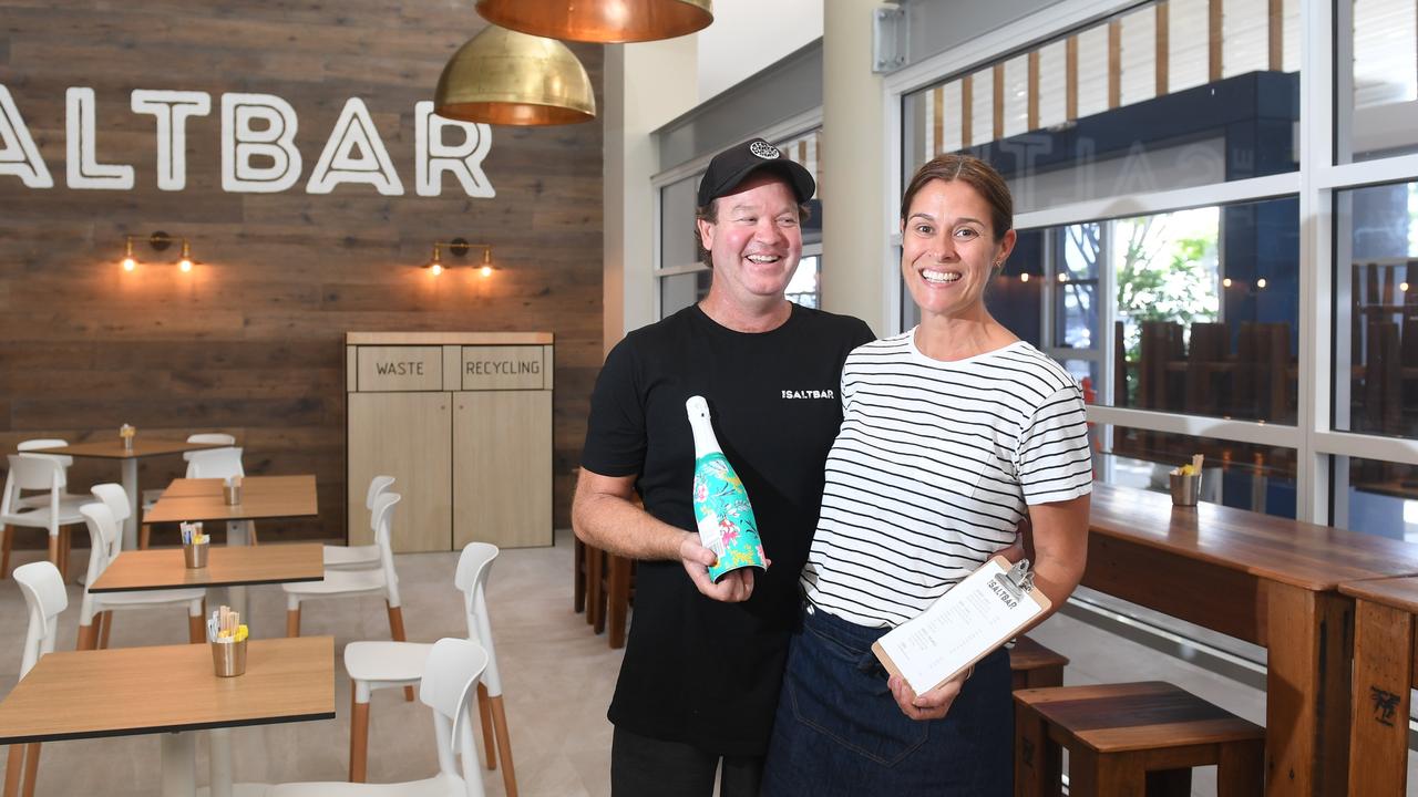 The Beach Grill and Salt Bar owners Jake and Nerida Baker have seen a surge in consumer demand at their the Ballina Byron Gateway Airport location over the Christmas period.