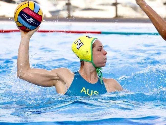 Aussie Olympian Keesja Gofers has taken a break from playing, but it hasn’t kept her out of the competitive side of water polo.