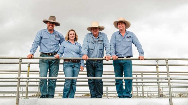 TEAM GLM: Brendan Gilliland, Hannah Gilliland, Richard Bumstead and Lachlan Gay. Picture: Ange Stirling Photography