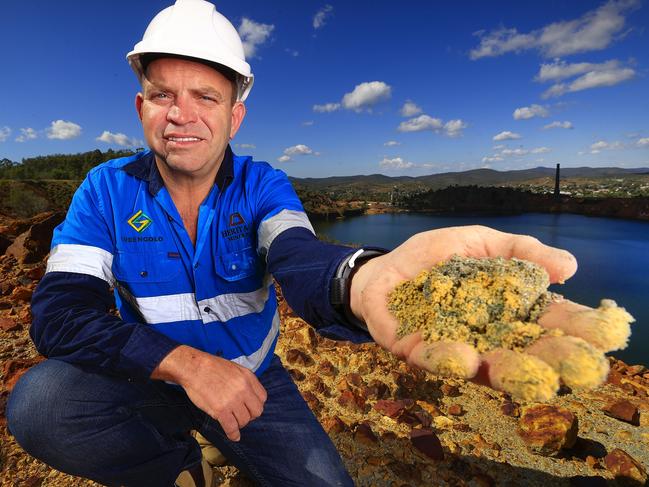 Bush SummitÃÃ GOLD: The gold from this mine underwrote Queensland's prosperity in the 19th Century and, if all goes well, it could well be the gold draped around the necks of the  2032 Brisbane Olympics athletes. Shane Charlton, of Heritage Minerals, is helping bring the mine back to life. Pics Adam Head