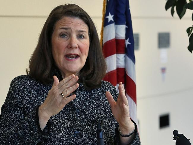 U.S. Rep. Diana DeGette, D-Colo speaks to members of the media during a news conference.