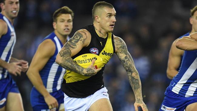 Dustin Martin has rejected North Melbourne’s mega offer to stay at Richmond.