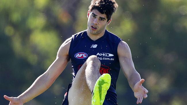 Petracca says teammates will ensure he doesn’t get carried away with predictions of a breakout season. Picture: Michael Klein