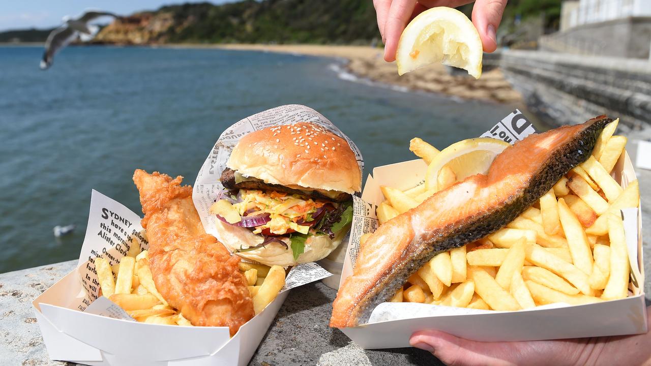 Fish and chips at Cerbereus Beach House in Blackrock.