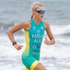 Triathlete Chloe Bateup training in WA. Picture: Instagram (Chloe Bateup)