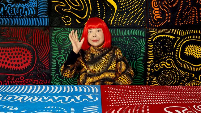 Yayoi Kusama, who voluntarily checked into hospital in 1973 and never left, has never been more popular. Picture: Yusuke Miyazaki