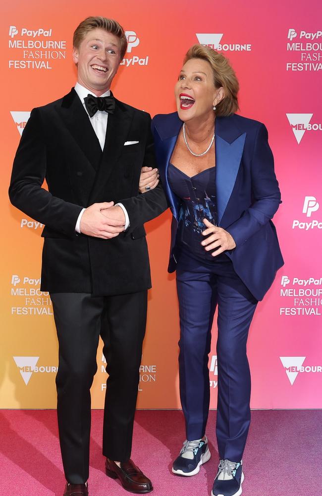 Robert Irwin and Julia Morris. Pic: Lucas Dawson Photography