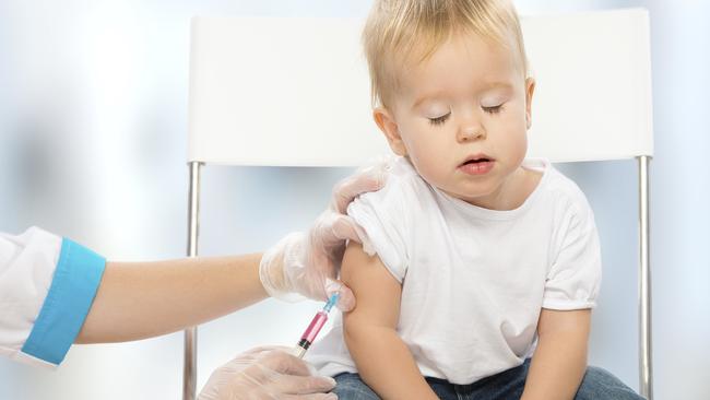 Generic photo of a small child being vaccinated with a needle.   Vaccination / vaccine / baby   Picture: iStock