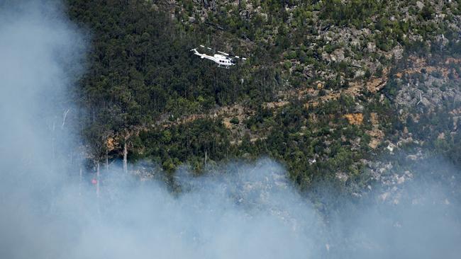 A bushfire in the Styx Valley. Photo: Bob Brown Foundation