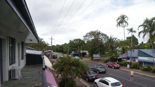 James Mawhinney returned to the sleepy seaside town of Mission Beach last week to discuss a plan to reboot the Mayfair 101 vision with community leaders. Picture: Peter Carruthers