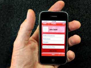 A number of applications are available for iPhones and they can teach people how to save lives in an emergency. . Picture: Darryn Smith