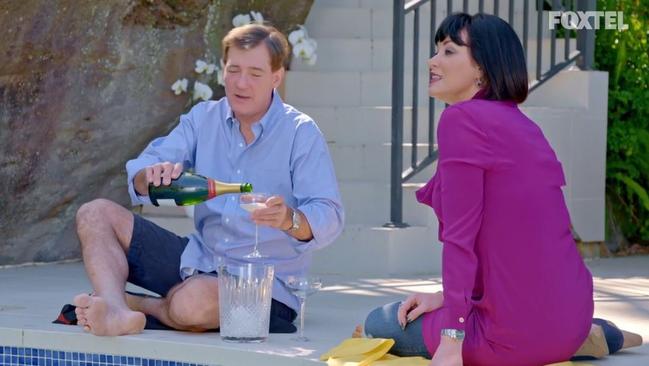 Lisa Oldfield and David Oldfield on episode two of Real Housewives of Sydney.