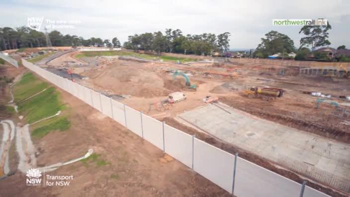 Timelapse: Cherrybrook station comes to life