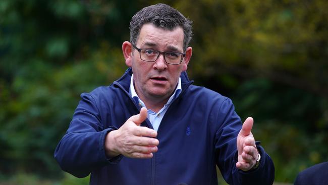 Former Premier Daniel Andrews didn’t announce the Games would be cancelled until July 18 despite months of suggestions costs had spiralled out of control. Picture: NCA NewsWire / Luis Enrique Ascui